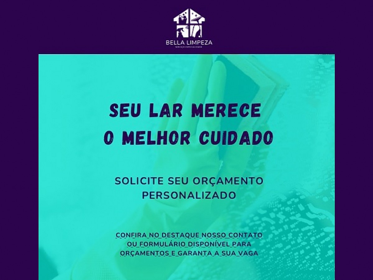 Venha encontrar conosco a sua limpeza ideal!